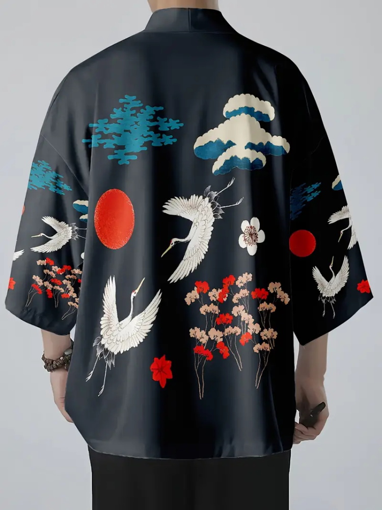 Men's Fashion Japanese Summer  - Street Fashion Kimono reseña y precio
