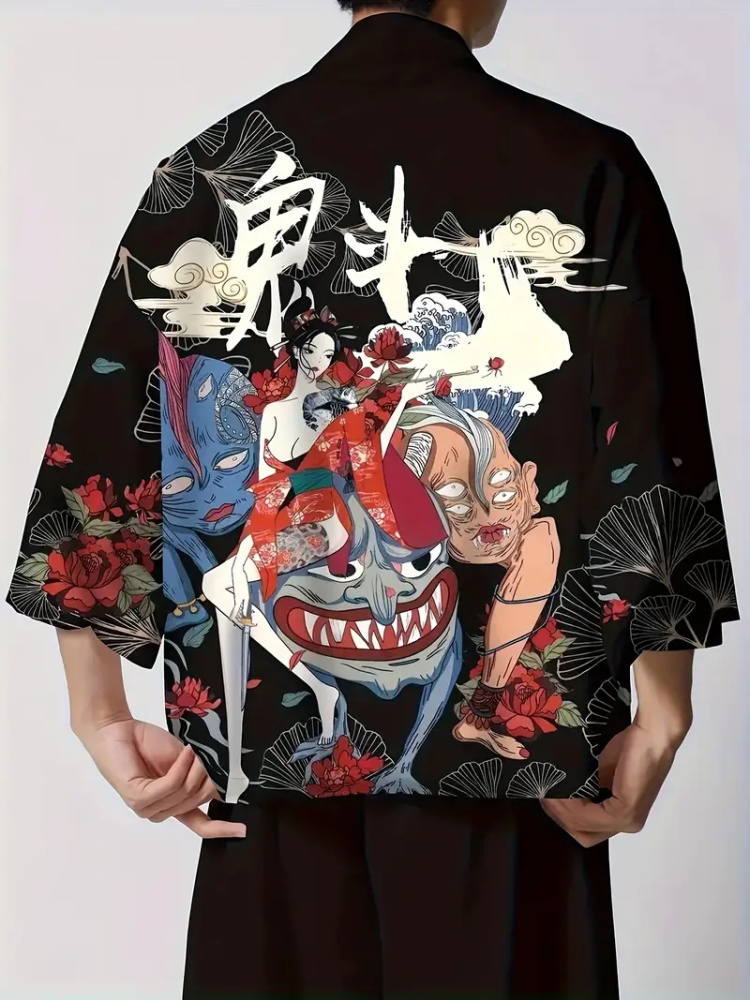 Men's Fashion Japanese Summer  - Street Fashion Kimono reseña y precio