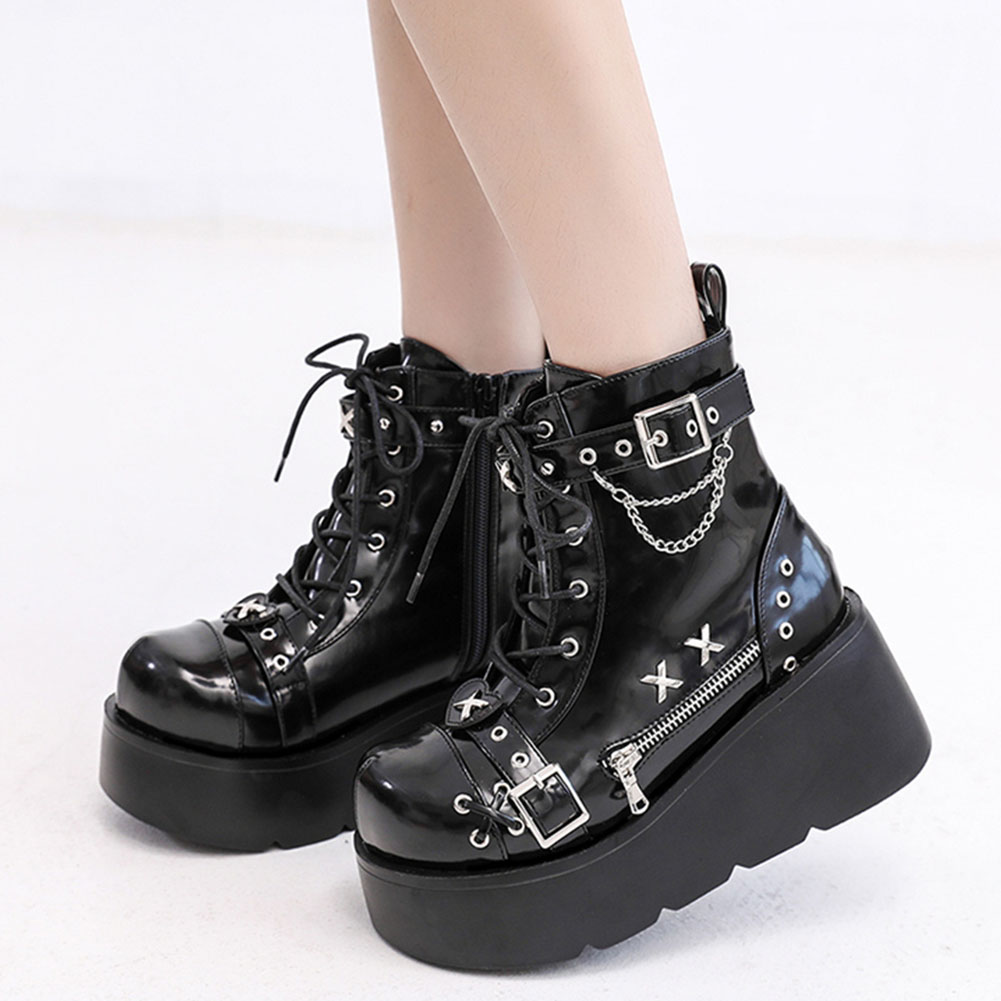 Brand New Ladies Goth Platform - Street Fashion Goth reseña y precio