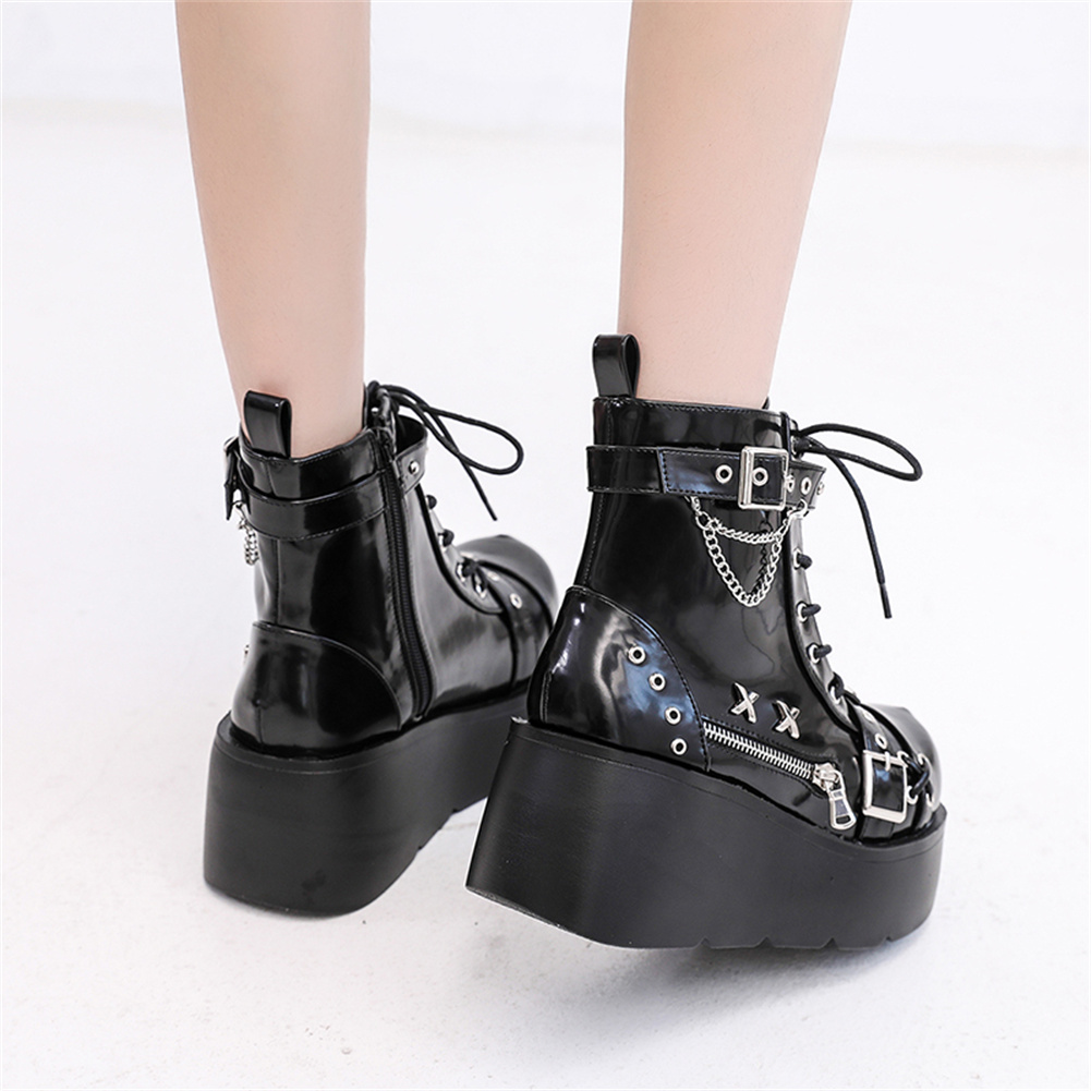 Brand New Ladies Goth Platform - Street Fashion Goth reseña y precio