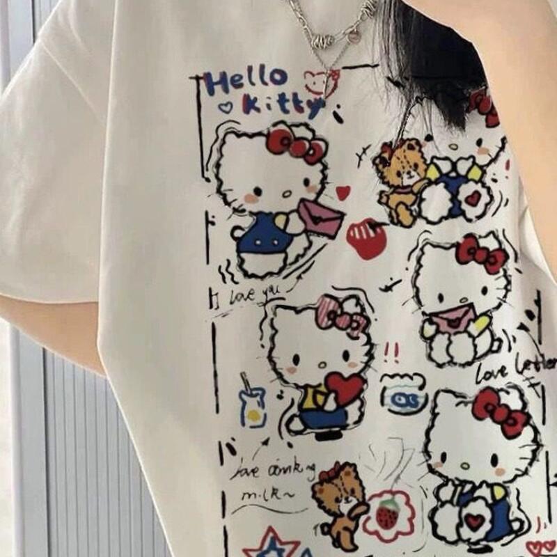 Short-Sleeved Summer Hello Kit - Street Fashion Casual reseña y precio