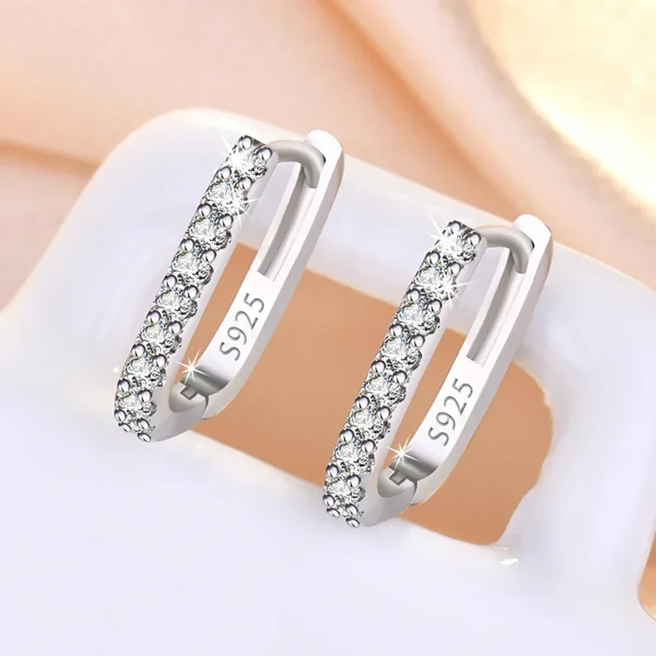 High-quality 925 Sterling Silv - Street Fashion Earrings reseña y precio