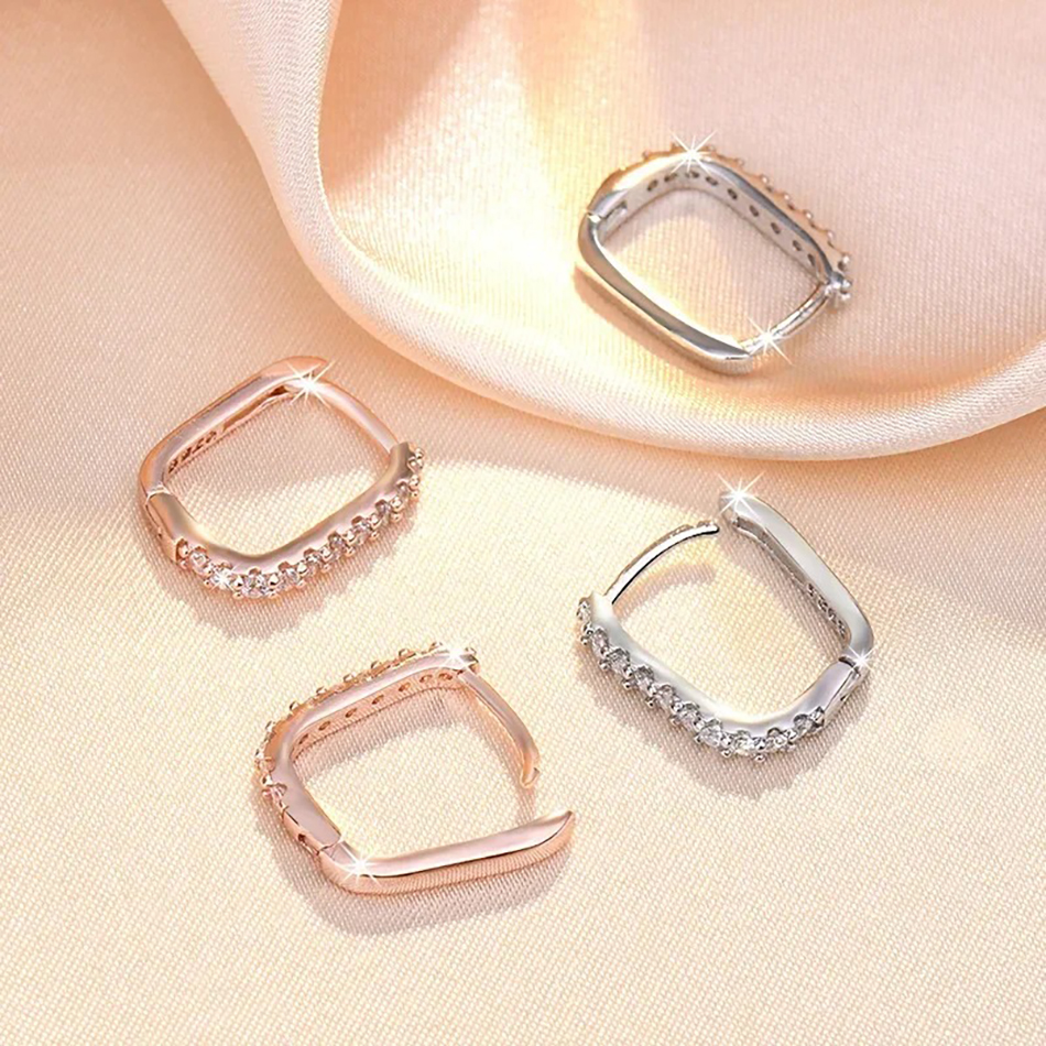 High-quality 925 Sterling Silv - Street Fashion Earrings reseña y precio