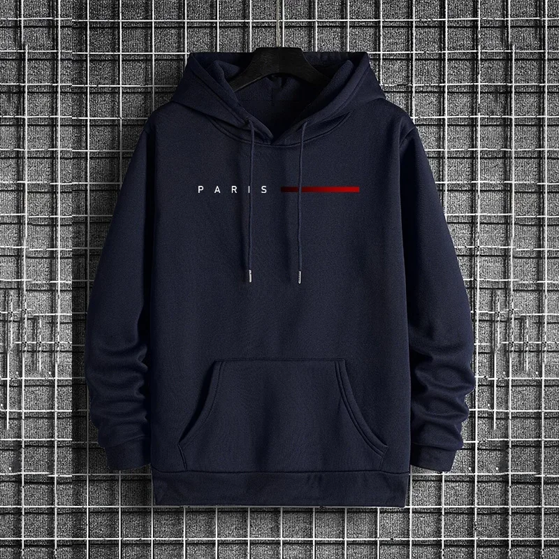 Trendy Mens Hooded Sweatshirt  - Street Fashion Paris 2025 reseña y precio