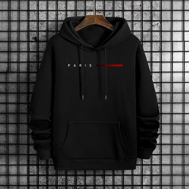 Trendy Mens Hooded Sweatshirt  - Street Fashion Paris 2025 reseña y precio